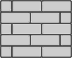 Brickwall Fillay Icon vector