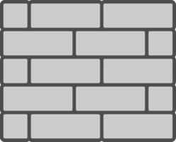 Brickwall Fillay Icon vector