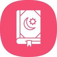 Quran Line Two Color Icon vector