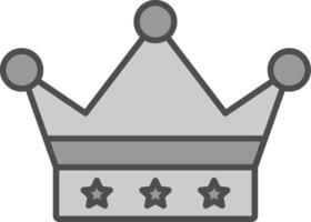 corona relleno icono vector