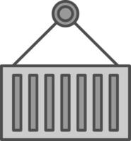 Container Fillay Icon vector