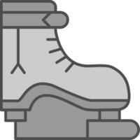 Ice Skate Fillay Icon vector