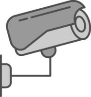 Security Camera Fillay Icon vector