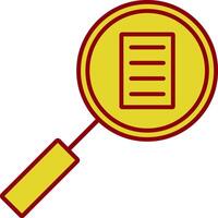 Audit Line Two Color Icon vector