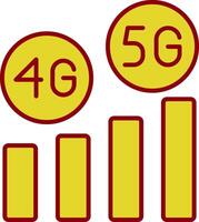 High Speed Line Two Color Icon vector