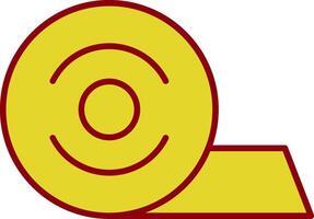 Insulating Tape Line Two Color Icon vector