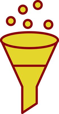 Funnel Line Two Color Icon