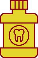 Mouthwash Line Two Color Icon vector