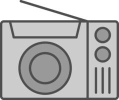 Radio Fillay Icon vector