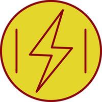 Energy Line Two Color Icon vector