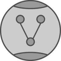 Share Option Fillay Icon vector