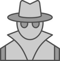 Spy Fillay Icon vector