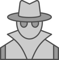 Spy Fillay Icon vector