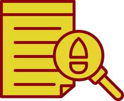 Evidence Line Two Color Icon vector