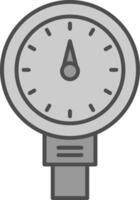 Meter Fillay Icon vector