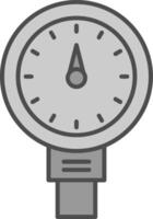 Meter Fillay Icon vector