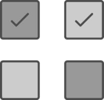 Check Box Fillay Icon vector