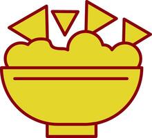 Nachos Line Two Color Icon vector