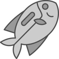 Surgeonfish Fillay Icon vector