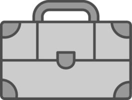 Suitcase Fillay Icon vector