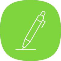 Pen Line Curve Icon vector