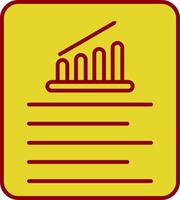 Line Graph Line Circle Icon vector