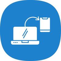 Connection Line Two Color Icon vector