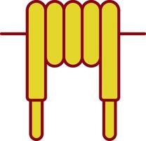 Inductor Fillay Icon vector