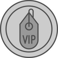 Vip Fillay Icon vector