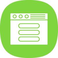 Process Line Circle Icon vector