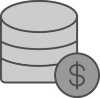 Coin Fillay Icon vector