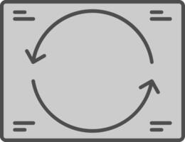 Sync Fillay Icon vector