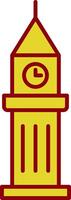 Tower Line Two Color Icon vector