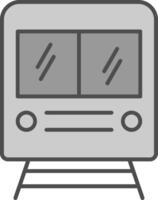 Train Fillay Icon vector