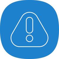 Error Line Curve Icon vector
