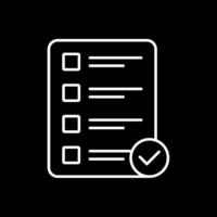 Priority Line Inverted Icon vector