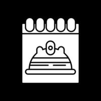 Labour Day Glyph Inverted Icon vector