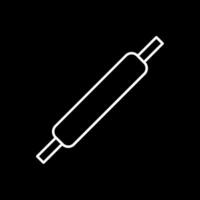 Rolling Pins Line Inverted Icon vector