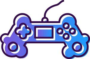 Game Controller Gradient Filled Icon vector