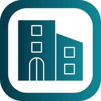 Urbanism Glyph Gradient Round Corner Icon vector