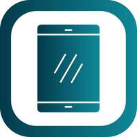 Smartphone Glyph Gradient Round Corner Icon vector