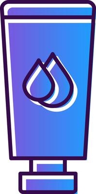 Body Lotion Gradient Filled Icon