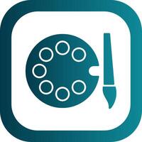 Colors Glyph Gradient Round Corner Icon vector