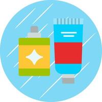 Hygiene Product Flat Blue Circle Icon vector