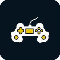 Gaming Glyph Two Color Icon vector