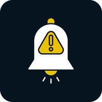 Interruption Glyph Two Color Icon vector