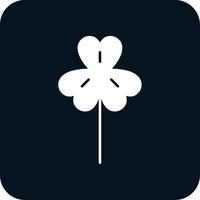 Clover Glyph Two Color Icon vector