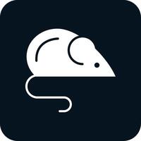 Rat Glyph Two Color Icon vector