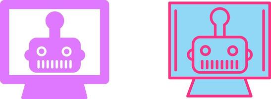 Artificial Bot Icon vector