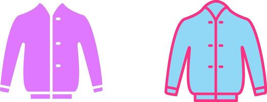 Stylish Jacket Icon vector
